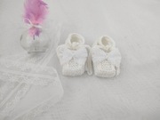 Buciki balerinki niechodki dla niemowlaka r 3-6 mies