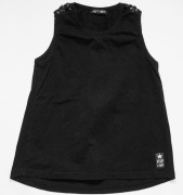 MY T-SHIRT czarna bluzka bawełna elastan 116-122