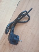 kabel przewód 230V 70cm czarny uziemienie
