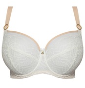 Biustonosz miękki Samanta Charlotte A911 80H biały, full cup, duży biust