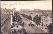 WARSZAWA Krakowskie Przedmieście tramwaj  Wojutyński No 97 1927