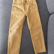Spodnie Denim dla chłopca musztardowe rozm. 110 regulacja w pasie