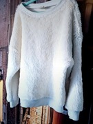 Sweterek Zara ecru 134