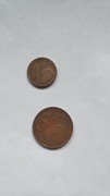 1 eurocent 5 eurocentów monety 