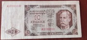 Banknot 10zł z 1948r seria K