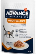 Advance Veterinary Diets Weight Balance dla kota 4 x 12x85gr
