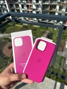 Etui pokrowiec silicone case 1:1 iphone 16 pro max Fuchsia
