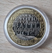 UK 2024 2 funty Pitcairn D-Day wojna Normandia  - król KAROL III unc