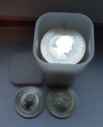 Srebrne monety bulionowe Kangur 2021 tuba (25szt)