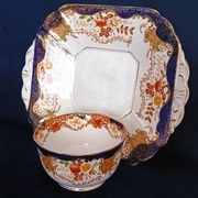 **PATERA + miska Imari porcelana CROWN Mayer & Sherratt 1921+
