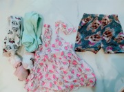 Zestaw ubranek dla dziewczynki 74 