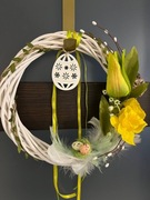 Wianek wielkanocny wiosenny 