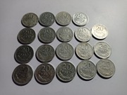 19 x Moneta 20 groszy monety PRL - zestaw 