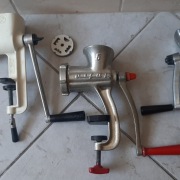 Zestaw 3 maszynek do mielenia mięsa z prl-u