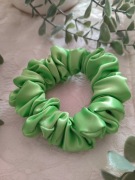 Gumka do włosów typu Scrunchies Ostra Zieleń Slim