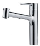 Franke Bateria Zlew z Wyciąganą wylewką Centro pull-out Spray Chro Chojnice