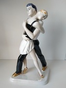 Figurka porcelanowa tancerze Art Deco 