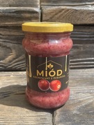 Miód wielokwiatowy kremowany z żurawiną 400g netto