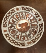 talerz na sciane BAWÓŁ WÓŁ chinski znak zodiaku 