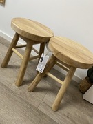 Taboret Stołek drewno teak loftowy styl