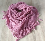 Szal komin szalik damski  miły ciepły ażurowy szalokomin nowy