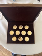 Zestaw srebrnych monet Zamki i Pałace