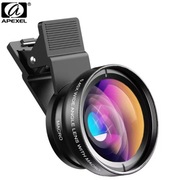 Obiektyw makro 12,5x i szerokokątny 0,45x APEXEL do smartfona HD
