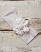 Opaska dla dziewczynki biała 