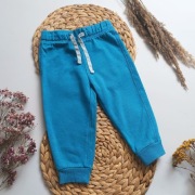 Spodnie dresowe dresy sportowe 80 niebieskie zielone