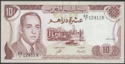 Maroko 10 dirham 1985 - król Hassan II - BE/2