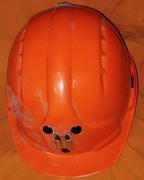 Kask górniczy pomarańczowy nowy
