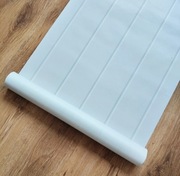 Tapeta szaro-biała lamele deski paski panele