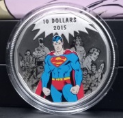 DC COMICS ORIGINALS:LEGACY-2015 -SREBRNA MONETA /UNIKAT/D