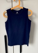Koszulka na ramiączka H&M, bawełna organiczna r.110/116