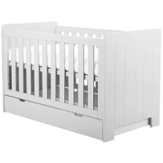 PINIO CALMO Łóżeczko-tapczanik 140x70 +szuflada +barierka zabezpieczająca