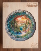 Drewniane puzzle Wood Bests - 3D Cave Forest