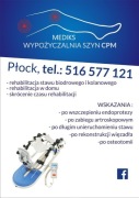 Szyna CPM do rehabilitacji Artromot K1 Kolano Wynajem Wysyłka PROMOCJA!!!