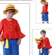 Strój karnawałowy pirata Monkey halloween pas kapelusz spodnie  r.104