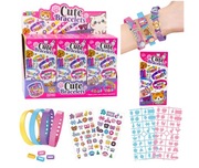 Zestaw Bransoletek DIY Zawieszki Zwierzątka 4 Bransoletki Regulowane 