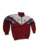 Kurtka Wiatrówka Piłkarska Sevilla Vintage Old School Retro 