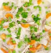 Potrawka z kurczaka obiad 1 porcja ziemniaki + sos