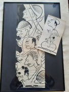 Edward Ałaszewski 1908-1983 Drużyna szermierzy i kolarz