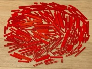LEGO Technic belki proste czerwone ok 400g