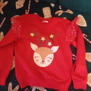 Bluza świąteczna z reniferem