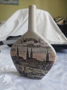 Ceramiczna butelka ozdobna prezentująca Hamburg RETRO