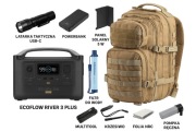Zestaw przetrwania z EcoFlow RIVER 3 Plus | Zasilanie + pełna gotowość