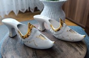 2x but bucik pantofelki porcelana zabytkowa ARPO Rumunia 