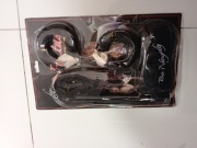 Zestaw imprezowy czarny – kajdanki, opaska na oczy, kostki 