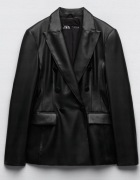 ZARA MARYNARKA EKO SKÓRA na każdą okazję Hit!! Rozm M