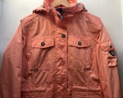 Nowa koralowa kurtka wiatrówka parka przeciwdeszczowa Killtec r.38